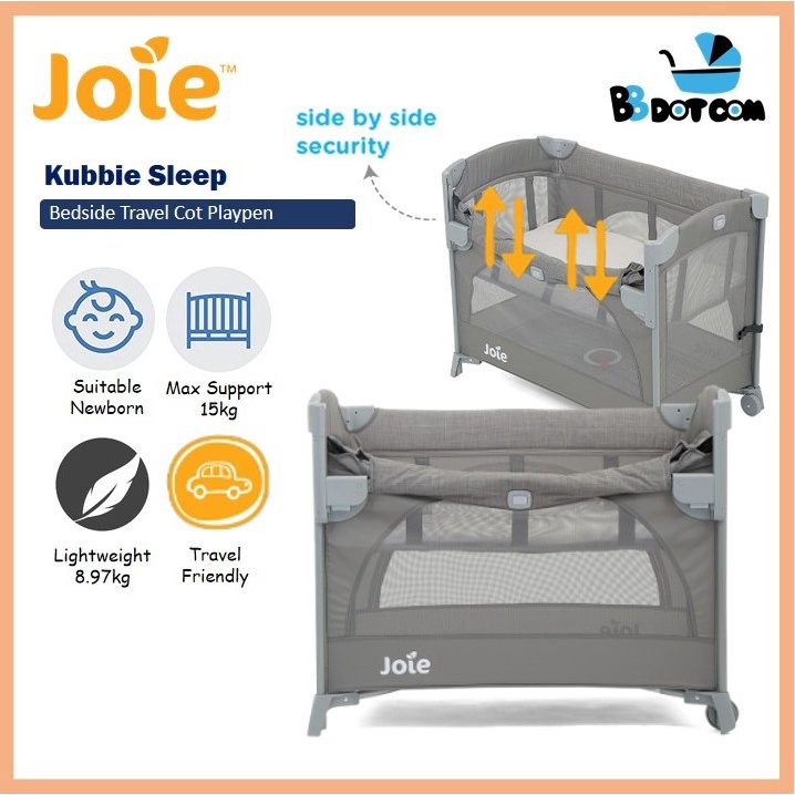 Joie Cot Baby Kubbie Sleep Baby Playpen / Playard / Beside Cot / Travel