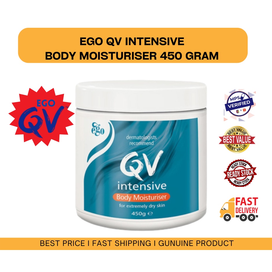 EGO QV INTENSIVE BODY MOISTURISER 450G ( EXP 9/2025) Shopee Malaysia