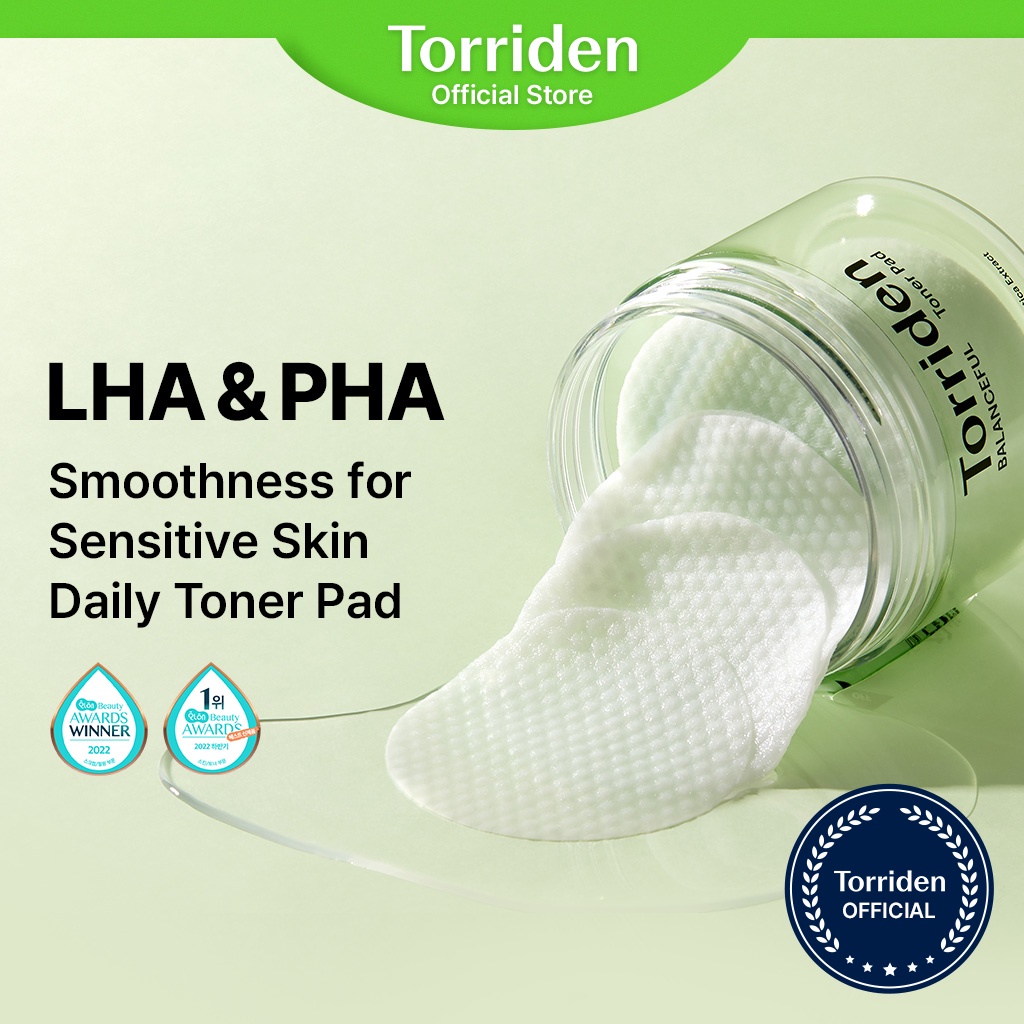 [Torriden Official] BALANCEFUL Cica Daily Toner Pad for Sensitive Skin