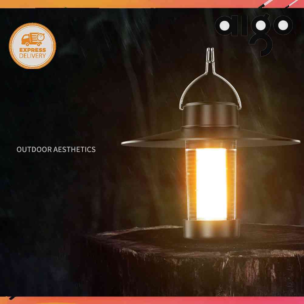 Saham Malaysia LED Lampu Camping Lamp Dimmable Lantern Camping with Hook for Outdoor Equipment