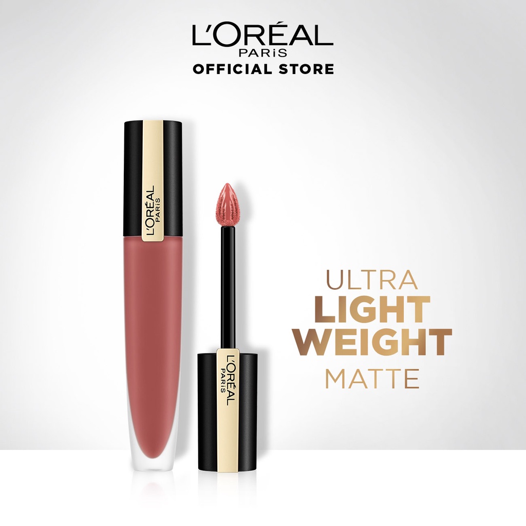 L'Oreal Rouge Signature Matte Liquid Lipstick 150 Dominate