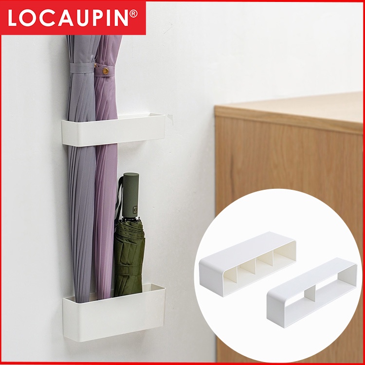 Locaupin Umbrella Holder,Adjustable Wall Mounted Umbrella Holder Rack