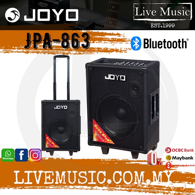 Joyo JPA-863 30W Amplifier Class D Portable Power Speaker Amp With ...