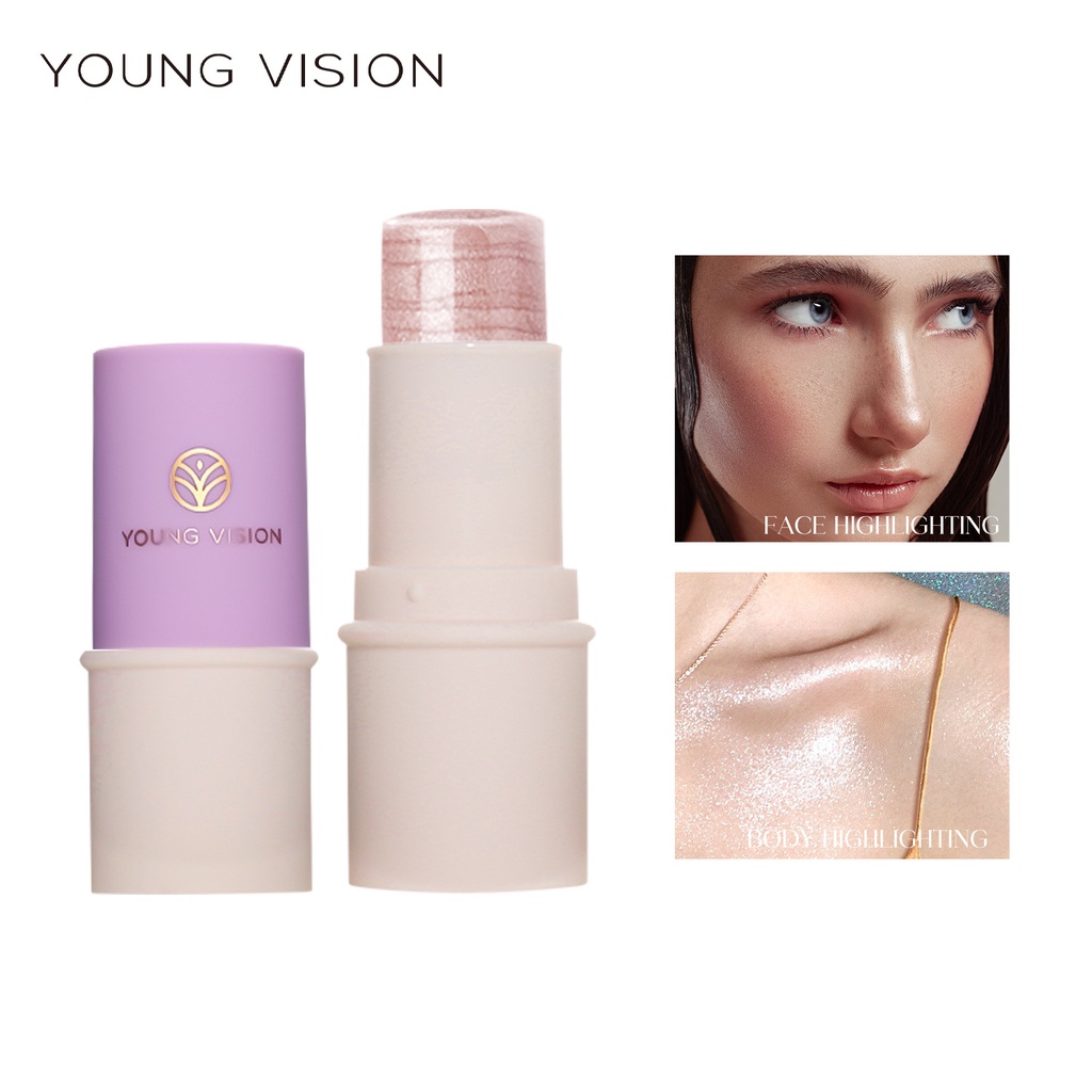 YOUNG VISION Highlighter&Contour&Blush Cream Bar  makeup cosmetics-BO492