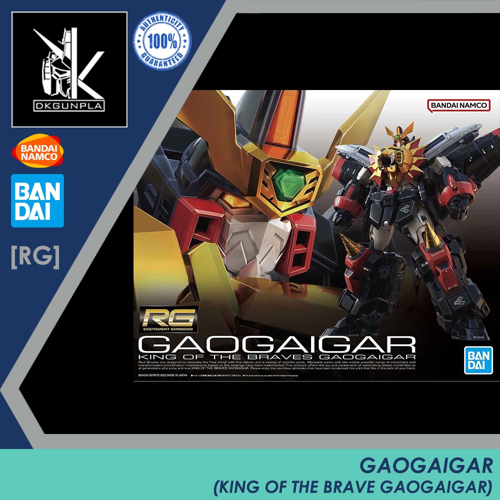 [RG] GaoGaiGar (King of The Brave GaoGaiGar) | Shopee Malaysia