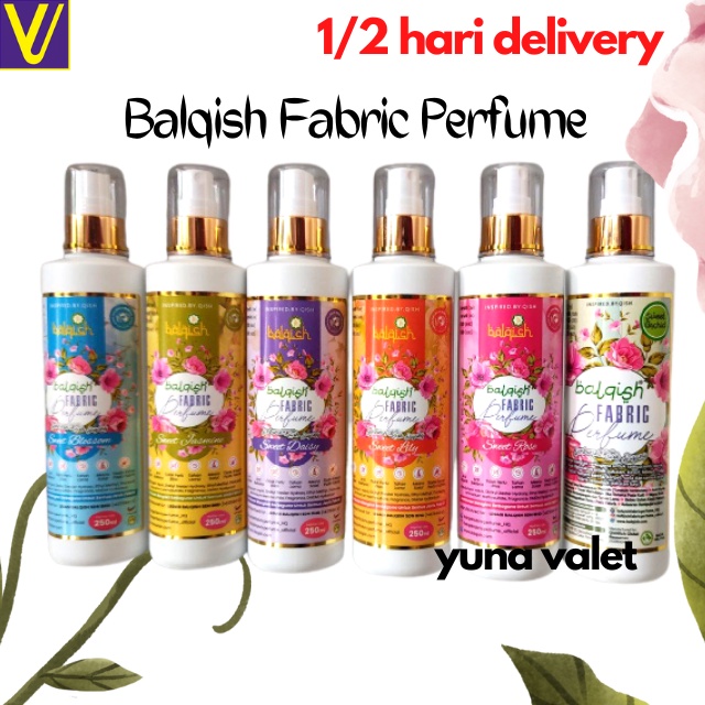 YUNA VALET BALQISH FABRIC PERFUME Pewangi Fabrik Combo Set