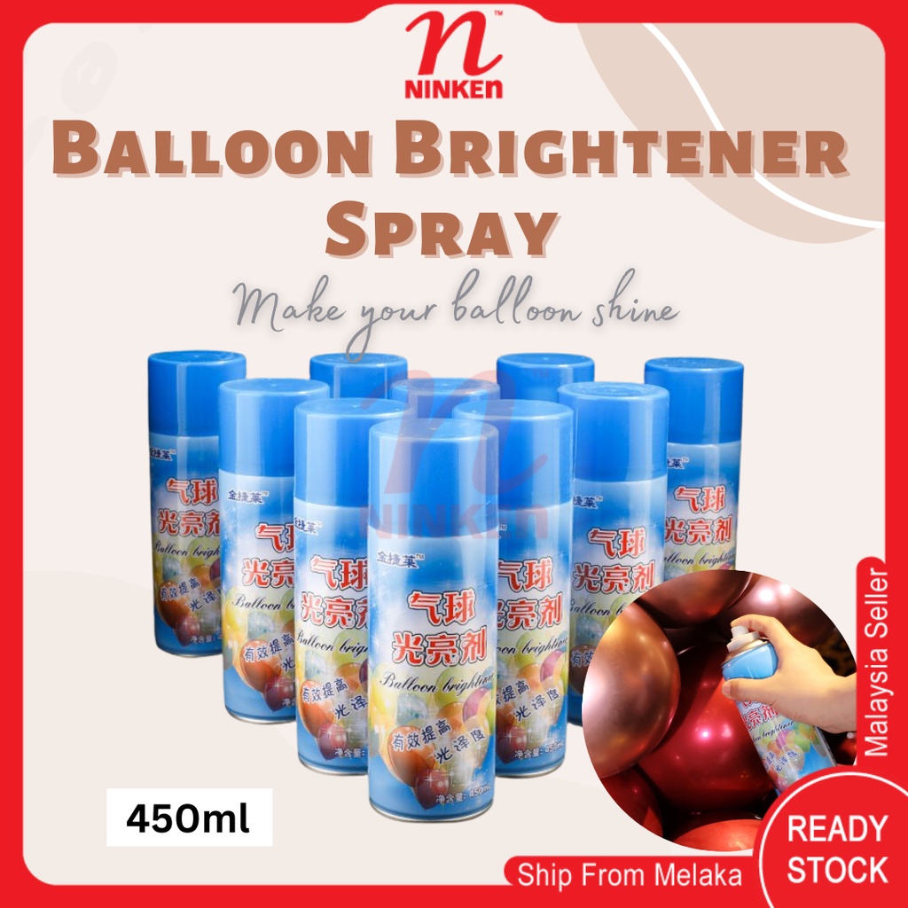 Balloon Brightener Spray 450ml Balloon Polish Antioxidant Shine Latex