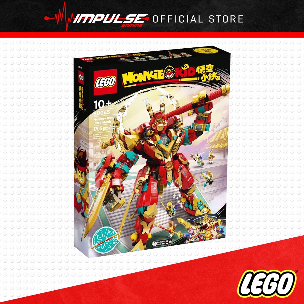 LEGO 80045 Monkie Kid - Monkey King Ultra Mech | Shopee Malaysia