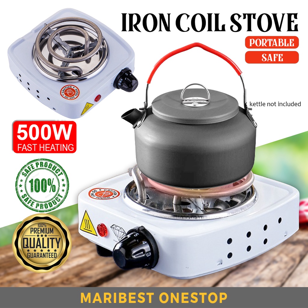 Portable Stove Electric Hot Plate Electric Cooker Moka Pot Stove Dapur Masak Elektrik Travel Electric Stove Cooking 電爐