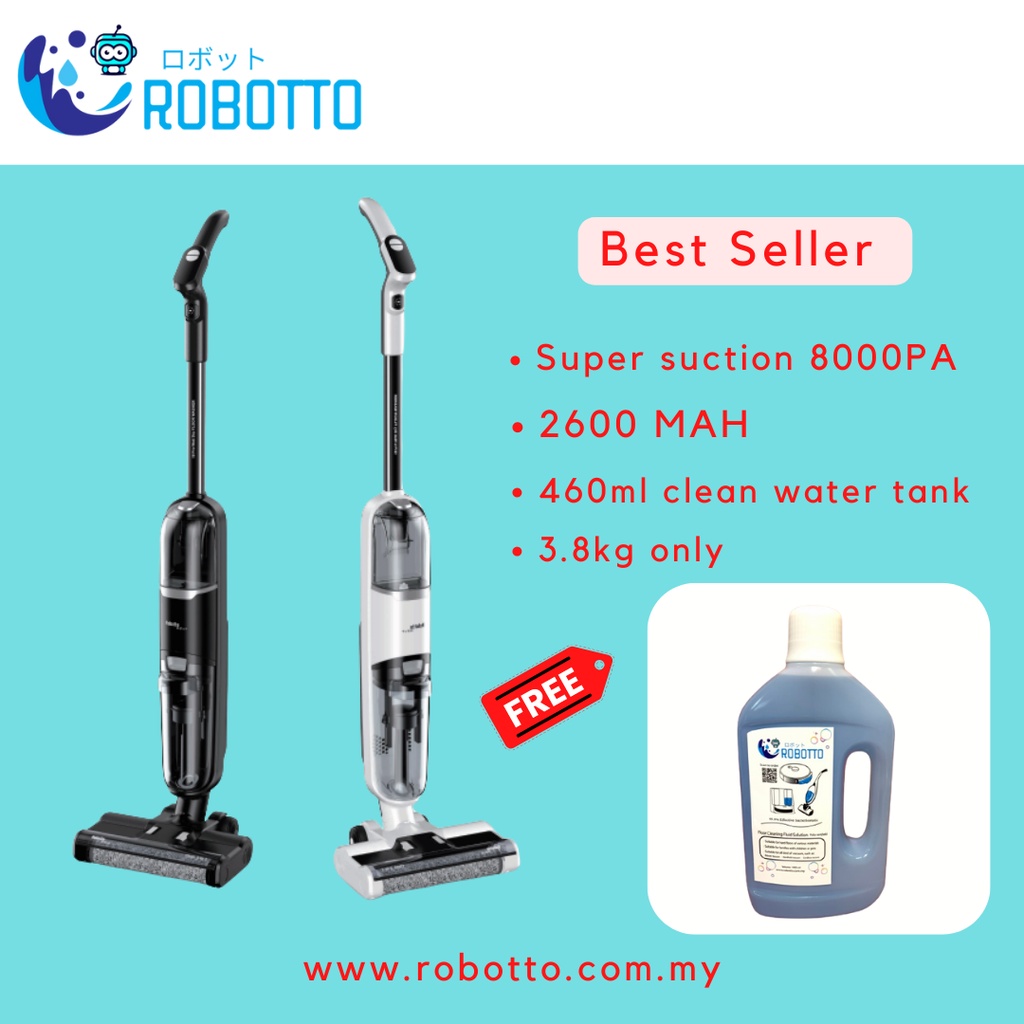 (NEW & READY STOCK) Robotto 18 Pro Wet-dry vacuum cleaner/ready stock use