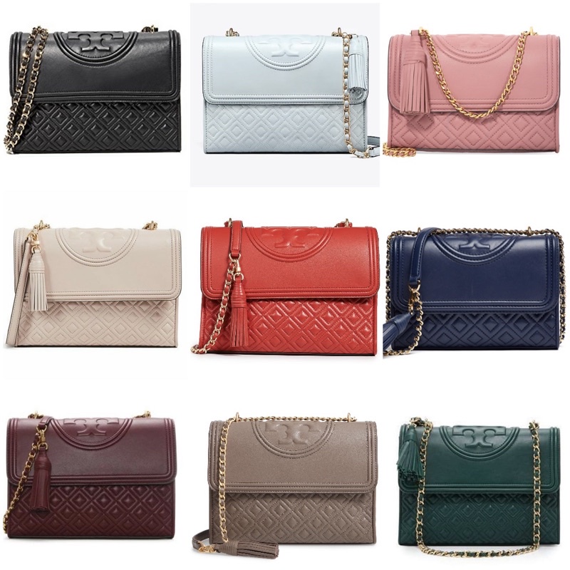 Tory Burch Fleming Convertible Shoulder Bag Shopee Malaysia