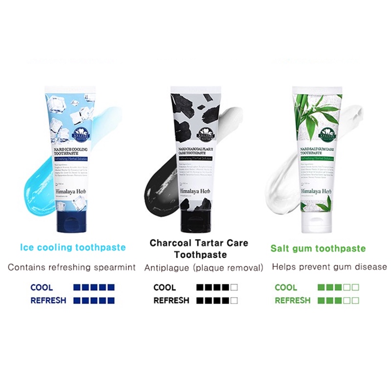 KOREA Bouquet Garni Nard Toothpaste 3 types 300g/Ice cooling Charcoal