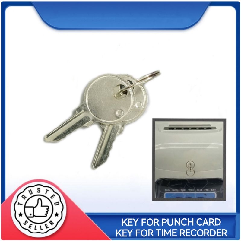 TIMI Key For Punch Card Machine Key For Time Recorder Shopee Malaysia