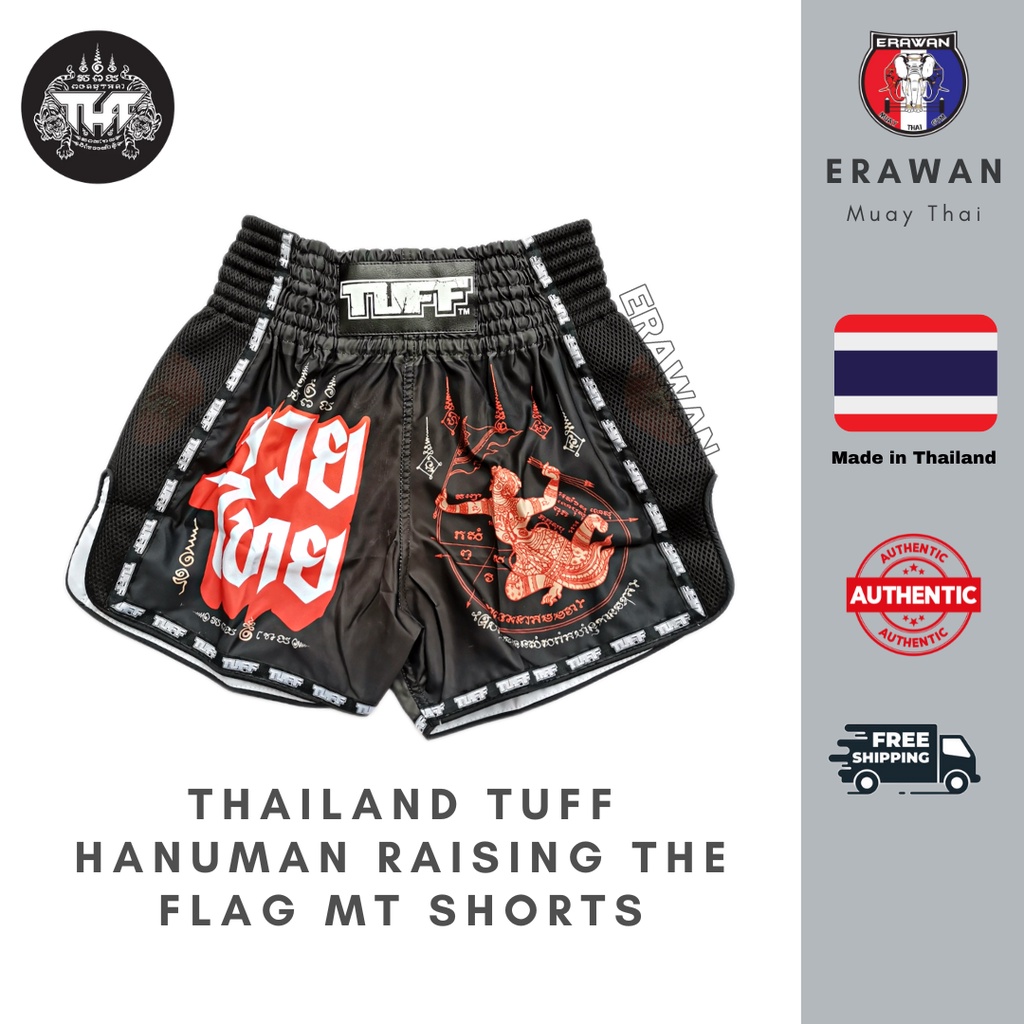 Muay Thai Shorts / Boxing Trunks Thailand TUFF Retro (102 Hanuman ...