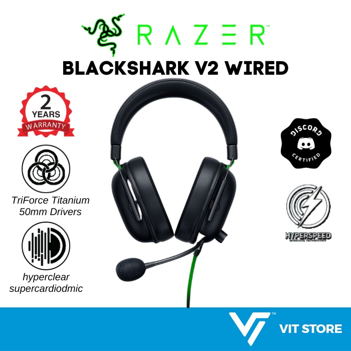 RAZER BLACKSHARK V2 Multiplatform wired esports Gaming headset