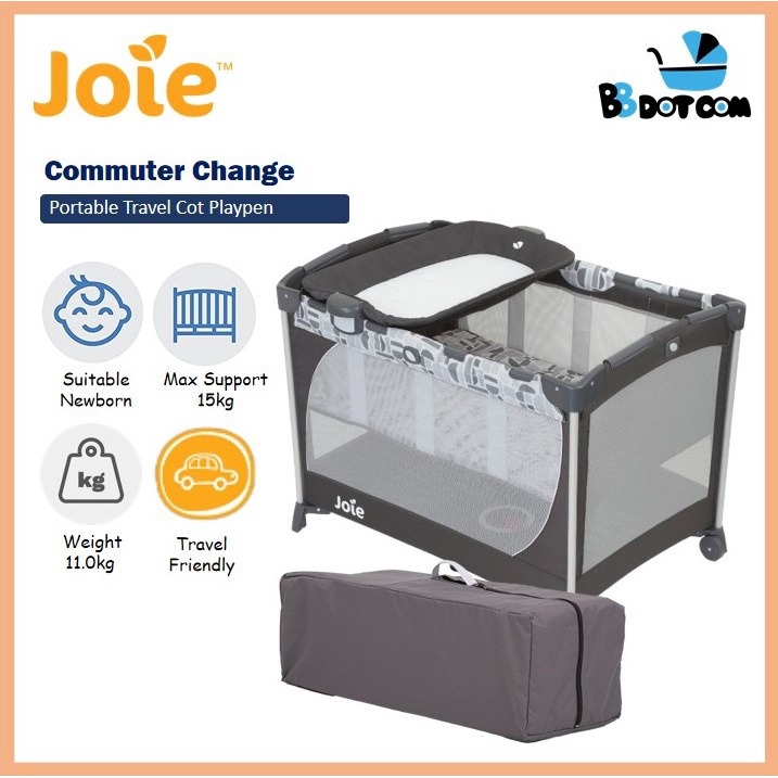 Joie Cot Baby Commuter Change Baby Playpen / Travel Cot Shopee Malaysia