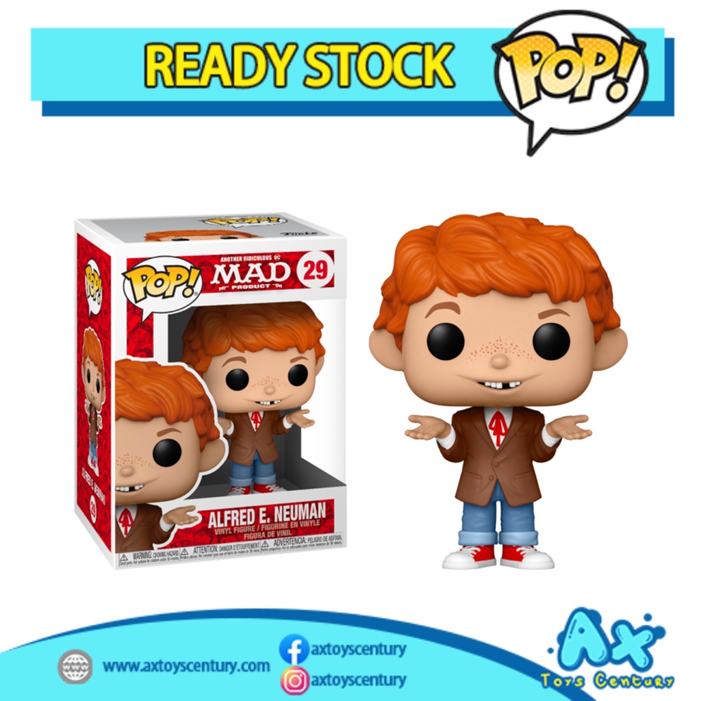 Funko Pop! MAD - Alfred E. Neuman #29 100% Genuine