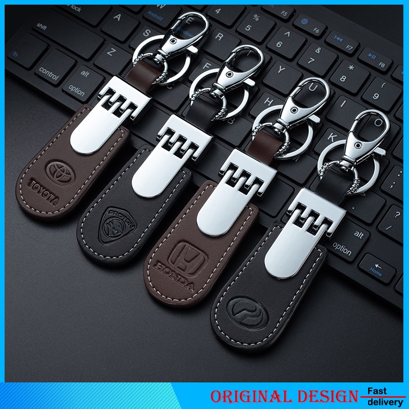 Stainless Steel Keychain Car Keychain Honda Proton Perodua Ford