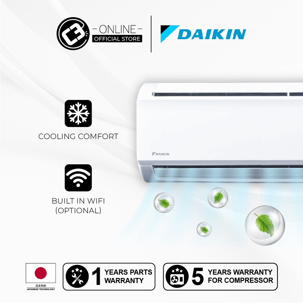 Klang Valley Daikin Ftv Series 1 0hp 1 5hp 2 0hp 2 5hp Aircond Non