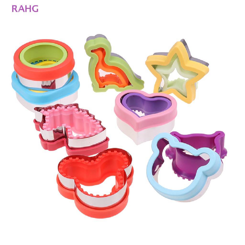 RAHG Sandwich Cutter Set for Kids Easter Animal Dinosaur Stainless Steel Bread Mould NEW