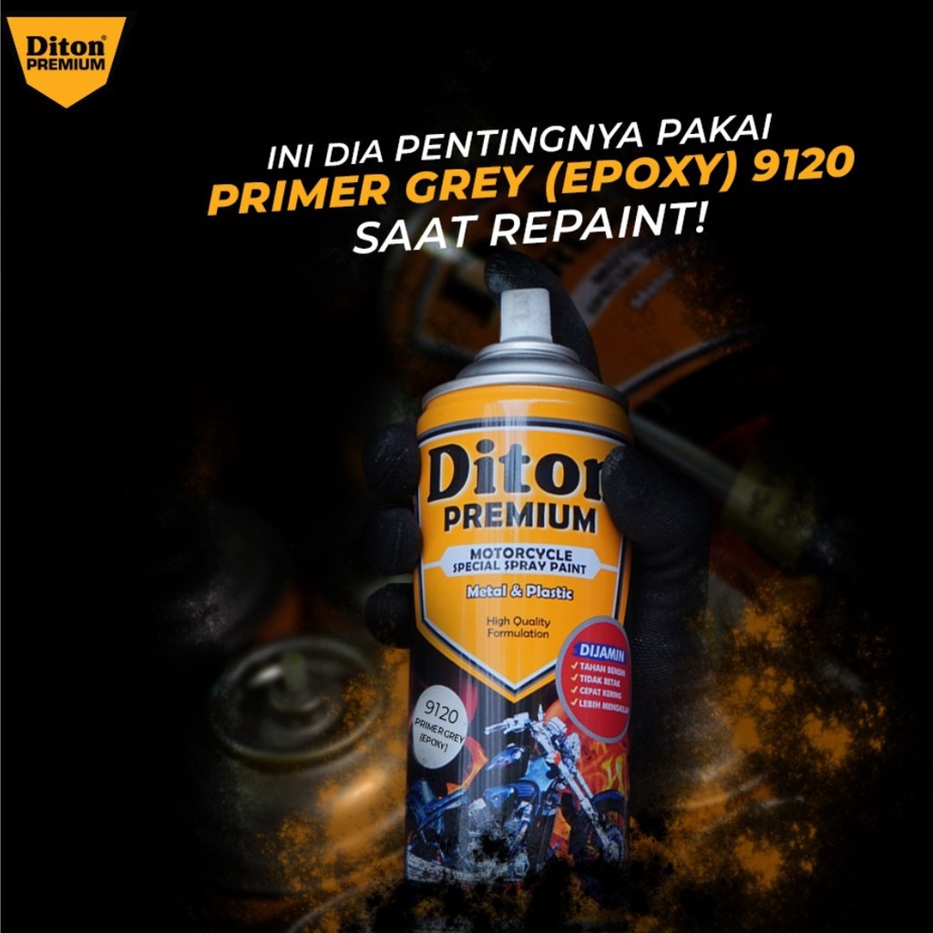 Diton Premium Primer Grey 9120 (400ml) Shopee Malaysia