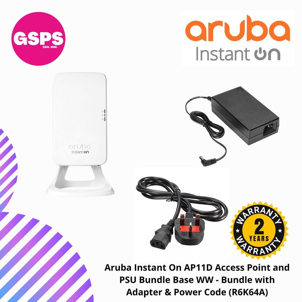 Aruba Instant On Ap11d Access Point And Psu Bundle Base Ww - Bundle 