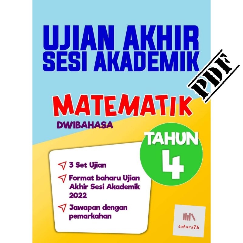 UASA Matematik Tahun 4 Kertas Ujian / Ujian Akhir Sesi Akademik Maths ...