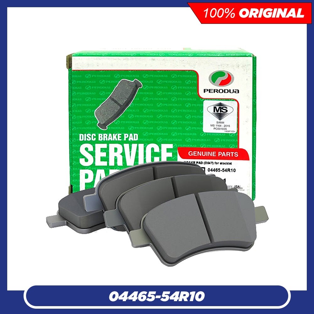 (100 Original) PERODUA Brake Pad Front Myvi 20112017 / Axia / Bezza