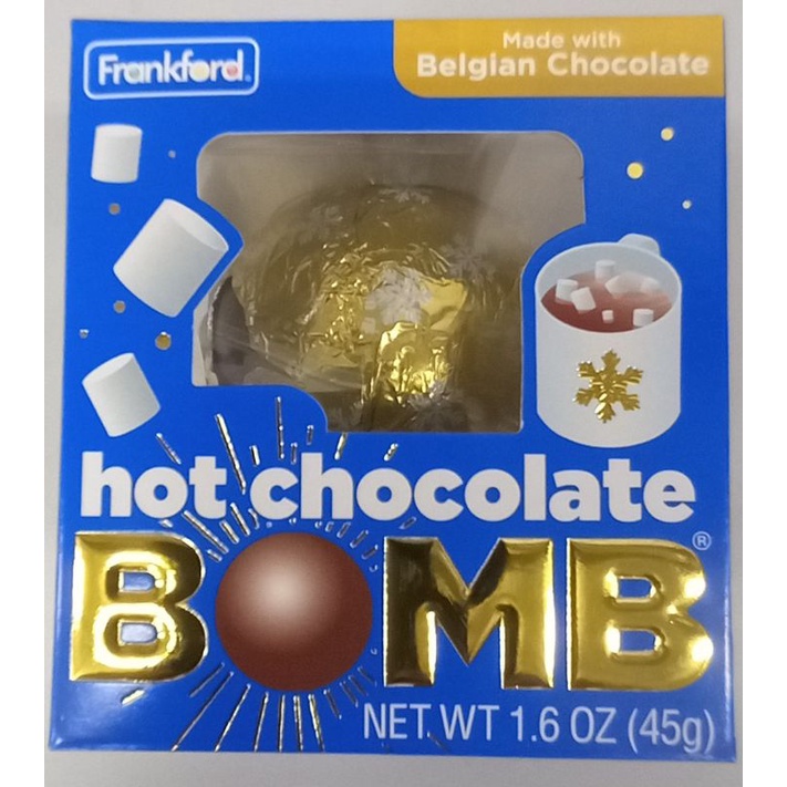 FRANKFORD HOT CHOCOLATE BOMB MILK CHOCOLATE 45G *while Stock Last ...