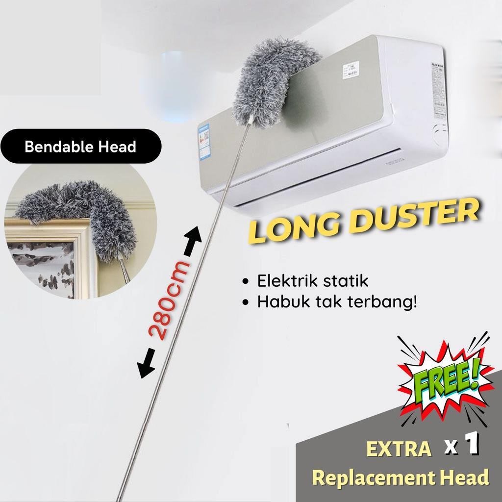 Duster Expandable 280cm Long Microfiber Duster Penyapu Habuk Cleaning