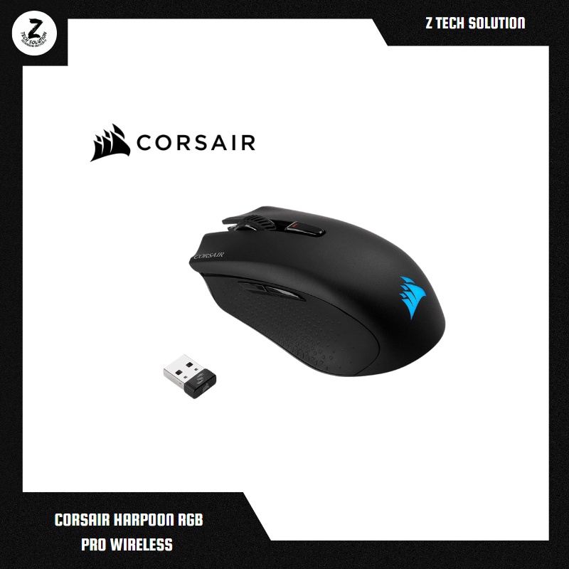 Corsair Harpoon RGB Optical Wireless/Wired/Bluetooth Gaming Mouse