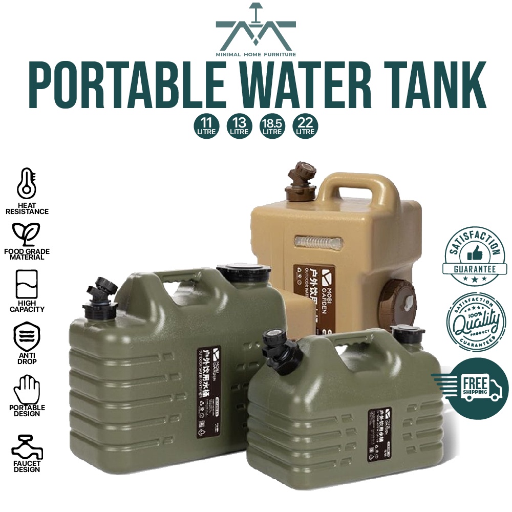Mobi Garden 11L 13L 18.5L 22L Camping Portable Water Tank Container Pro