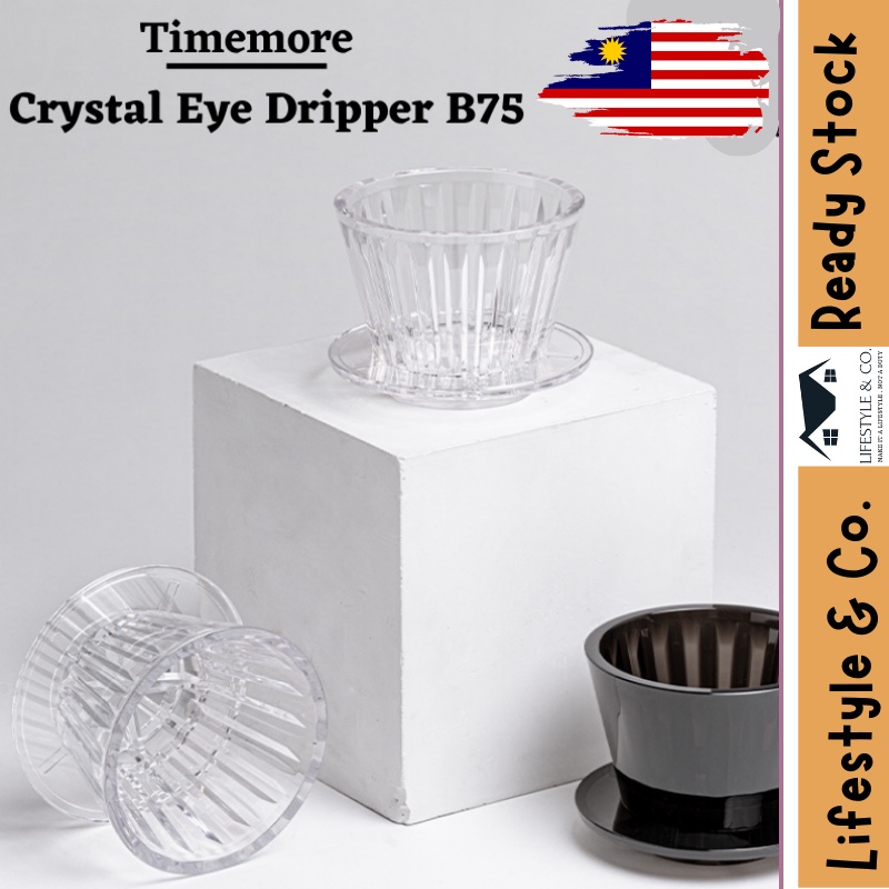 Timemore Crystal Eye Dripper B75 Cake shape Coffee Dripper Shopee Malaysia