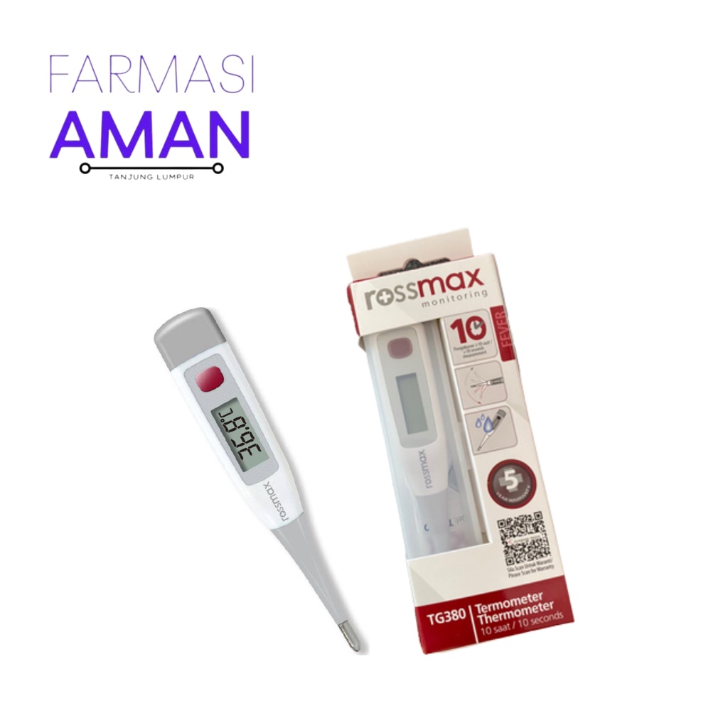 Rossmax Monitoring Thermometer TG380 Shopee Malaysia