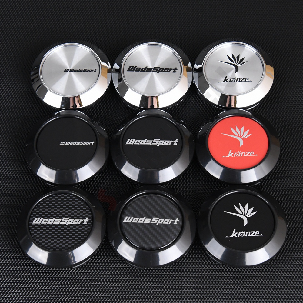 4PCS KRANZE Wheel Caps 60MM Clip Diameter Sport Rim Cover Cap WEDSSPORT