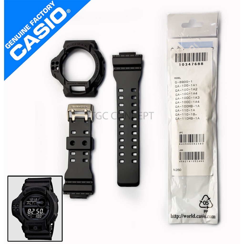 ORIGINAL BAND & BEZEL REPLACEMENT PARTS FOR GSHOCK WATCH GDF100BB1