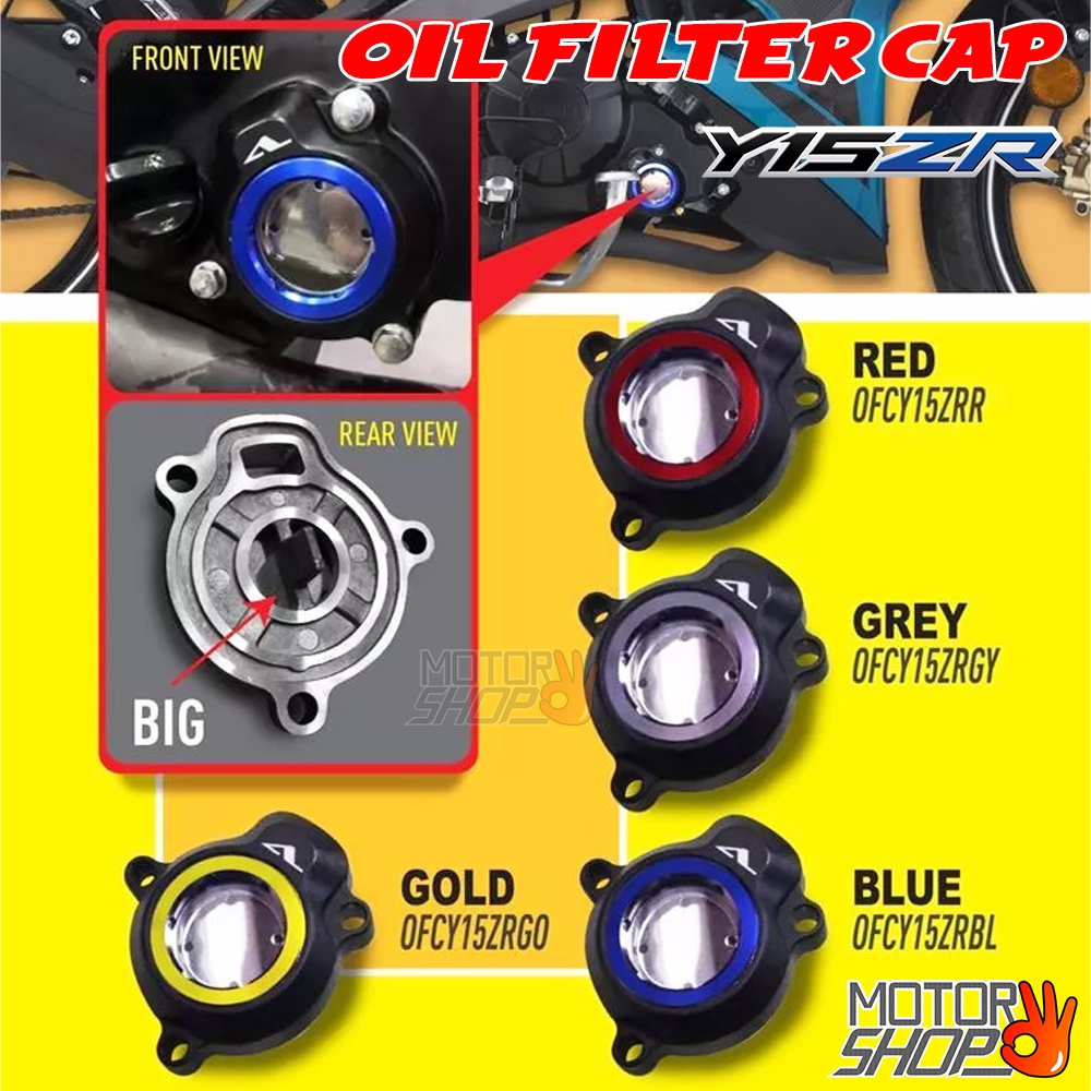 OIL FILTER COVER CAP ORIGINAL VIETNAM YAMAHA OIL FILTER CAP / ALLOY