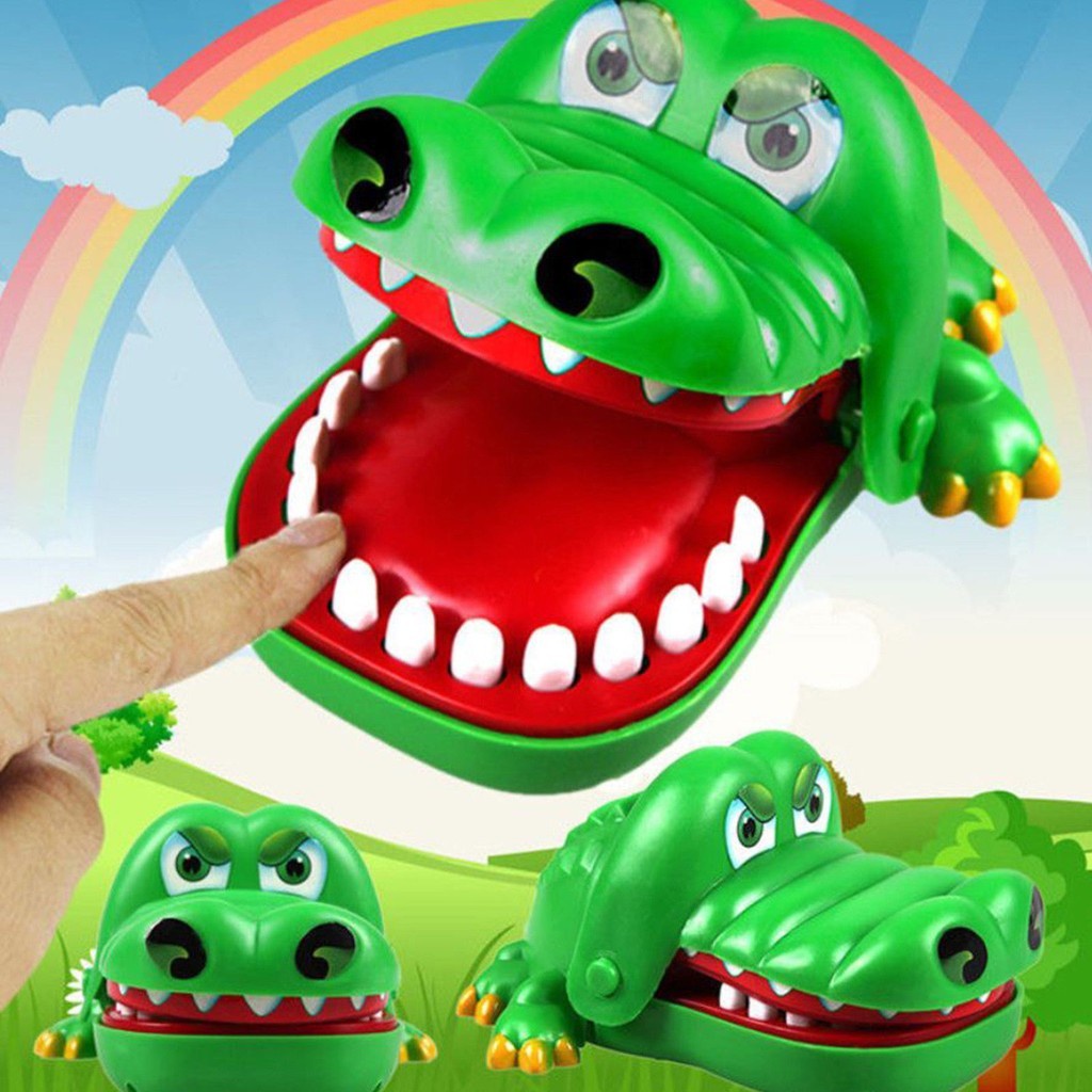 【ShopWithJoy】Crocodile Mouth Dentist Bite Finger Game Funny Toy Kids Child Gift Crocodile Toy Mainan Buaya