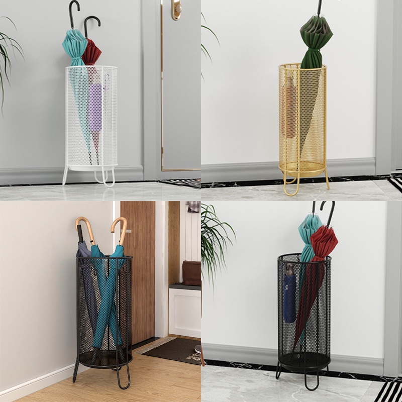 【NV Ready Stock】 Umbrella Stand Waterproof Wood-Plastic Umbrella Stand Rack