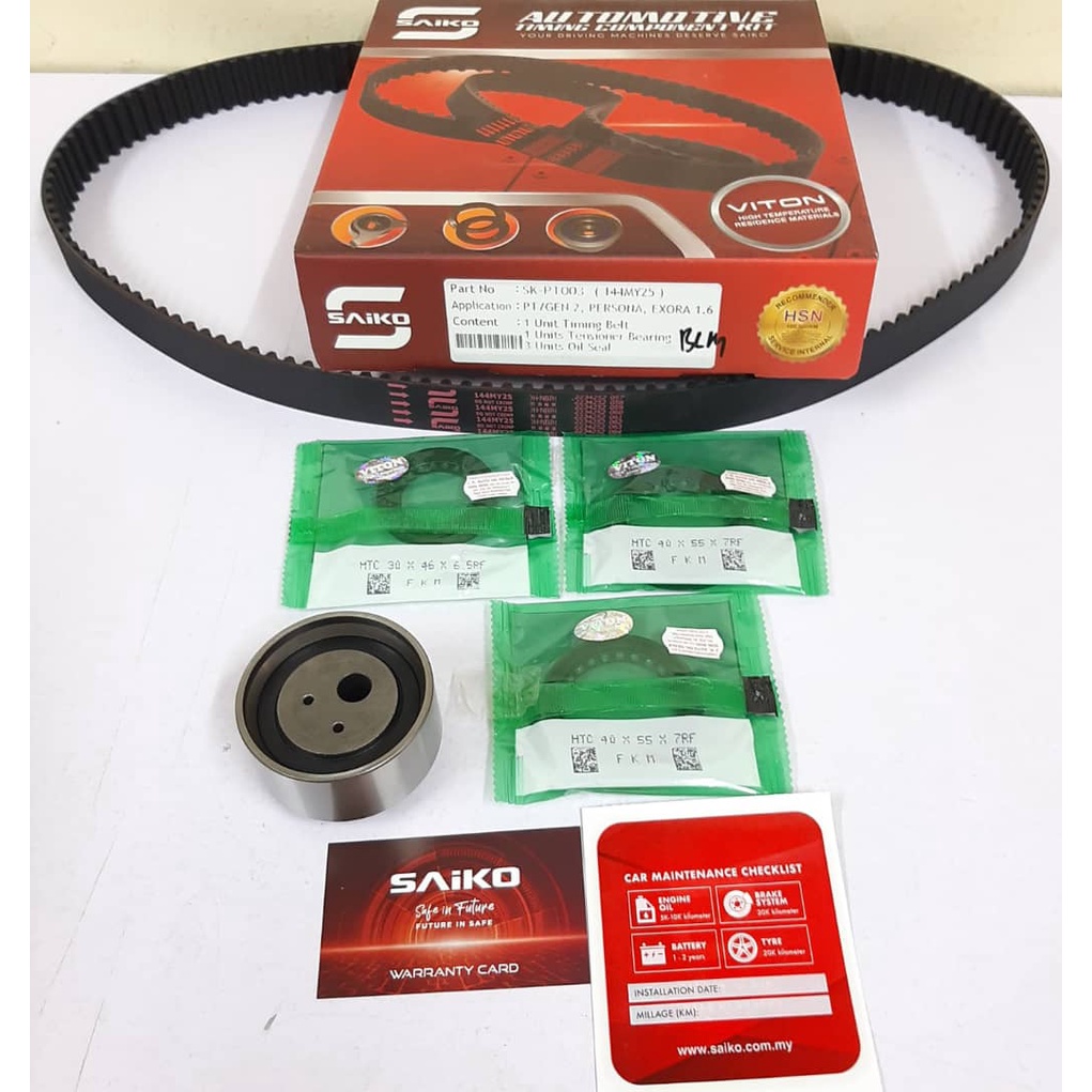 Proton Timing Belt Kit Set for Blm / Persona / Gen2 / Exora CPS (Non Turbo) / Waja CPS / Satria