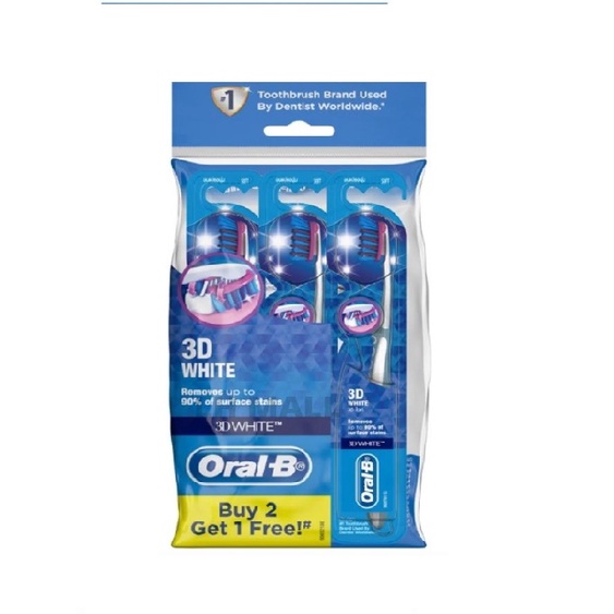 ORAL B 3D WHITE B2F1 (POLYBAG) | Shopee Malaysia