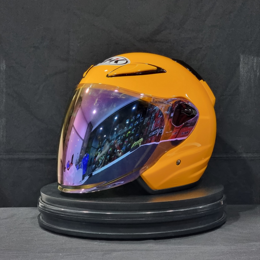 NHK Helmets R6 v2 Solid (Yellow Glossy) | Shopee Malaysia