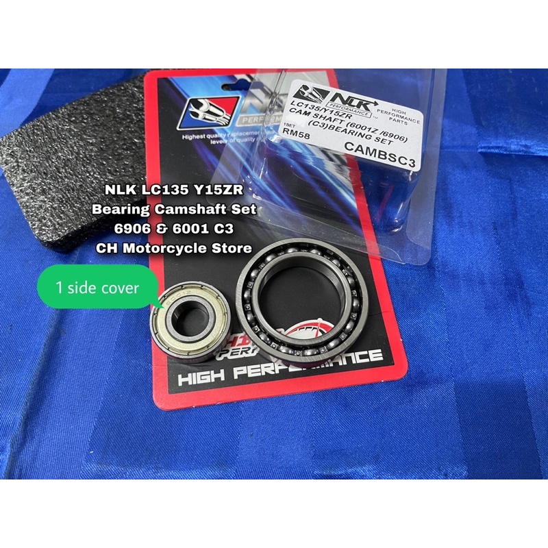 NLK LC135 Y15ZR Camshaft Bearing C3 Set Cam Ashuka SKF FZ150 NVX NVX155