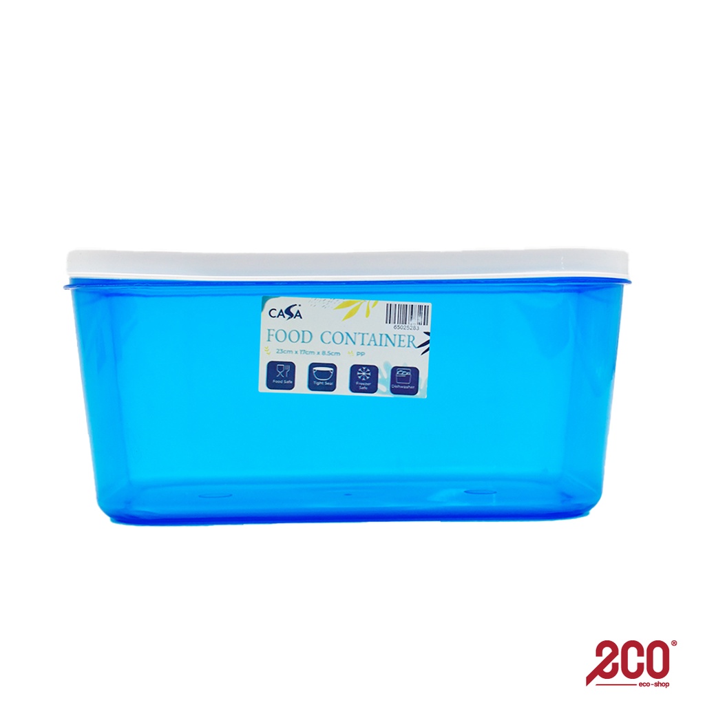 Casa Rectangular Food Container / Food Storage Box With Lid (24.5cm x