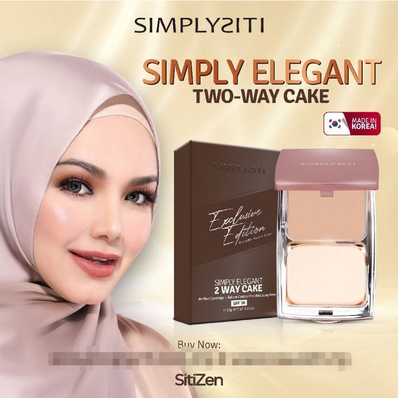 SIMPLYSITI Simply Elegant Two Way Cake Exclusive Edition Light Beige