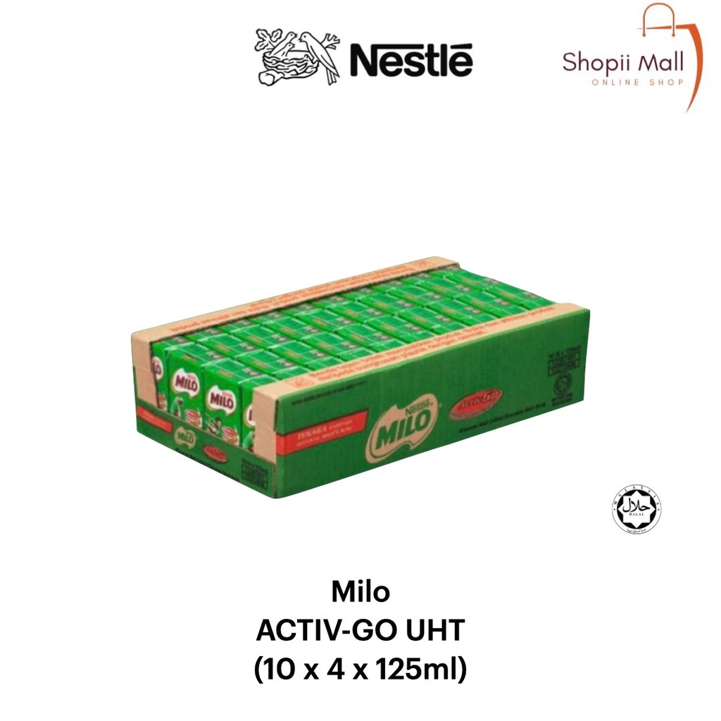 NESTLE MILO ACTIVGO UHT 10 x 4 x 125ml Shopee Malaysia