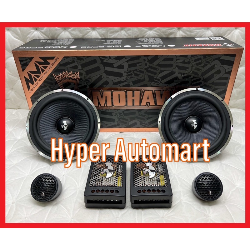 Mohawk Car M3 PRO Series 6.5"Inch 2Way Component Speaker (M36.2PRO