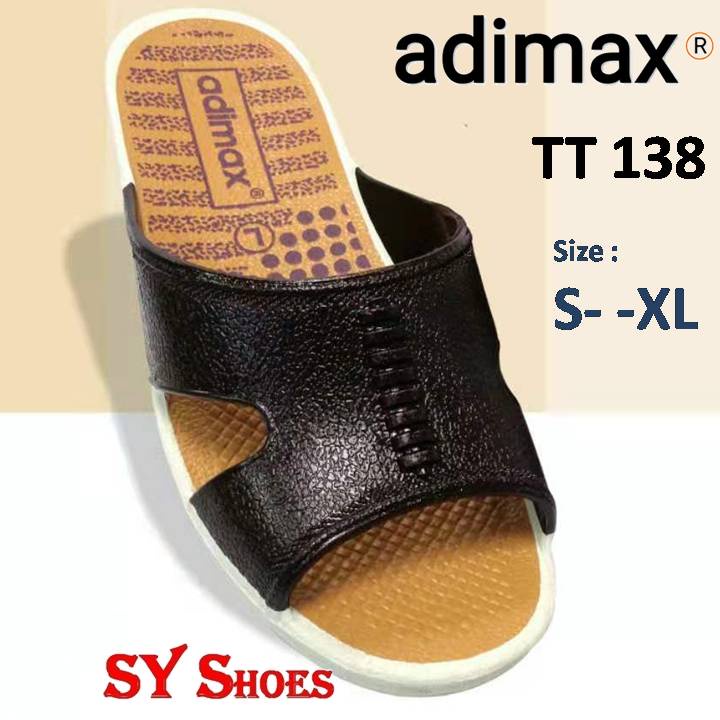 (SY Shoes) Original "adimax" (not Bata) PVC Sandals/Sliper Tun DR. Mahathir/Adult Sandals (TT 138)/403