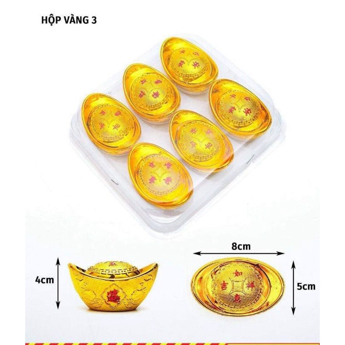 Plating Plastic Gold Bar (8x4 cm Box Of 6 Pieces) Shopee Malaysia