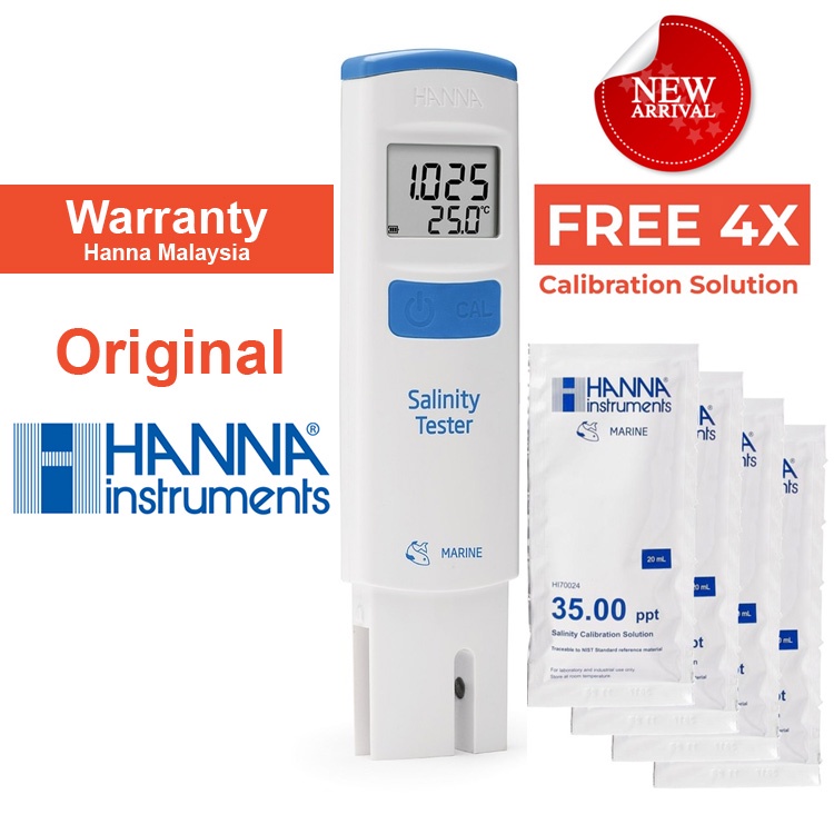 Hanna Marine Salinity Waterproof Tester HI98319 Hanna Instruments HI